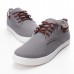 Mens Low-Top Board Casual Canvas Shoes Lace Up Flats