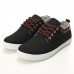 Mens Low-Top Board Casual Canvas Shoes Lace Up Flats