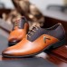 US Size 6.5-10.5 Men Business Shoes Leather Comfortable Pointed Toe Casual Soft Leather Shoes