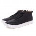 New Men Sneakers PU High Top Lace Up Casual Outdoor Daily Shoes