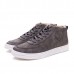 New Men Sneakers PU High Top Lace Up Casual Outdoor Daily Shoes