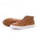 New Men Sneakers PU High Top Lace Up Casual Outdoor Daily Shoes