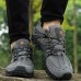 Men Hiking Shoes Suede Mesh Outdoor Sport Running Athletic Sneakers