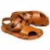 Men Beach Sandals Outdoor Summer Slip On Flat Shoes