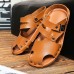 Men Beach Sandals Outdoor Summer Slip On Flat Shoes