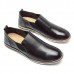 Men Genuine Leather Casual Slip On Business Oxfords Shoes