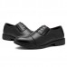 Men Comfy Casual Business Elastic Band PU Leather Slip On Formal Shoes