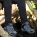 Men Warm Lining Boots Outdoor Hiking High Top Athletic Shoes