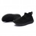 Men Comfortable  Knitted Fabric High Top Slip On Sneakers