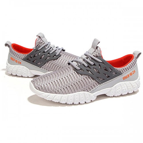 Men Breathable Comfy Mesh Athletic Shoes Sports Shoes