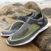 Men Lightweight Breathable Hook Loop Mesh Sneakers Outdoor Shoes