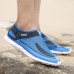 Men Lightweight Breathable Hook Loop Mesh Sneakers Outdoor Shoes