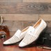 Men Breathable Hollow Outs Slip On Leather Business Formal Shoes