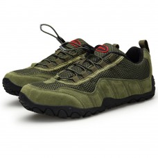 Men Soft Meh Suede Outdoor Hiking Athletic Shoes Sneakers