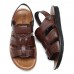 Summer Beach Sandals Slippers Men Comfy Sole Genuine Leather Sandals