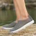 Men Casual Slip On Mesh Loafers Breathable Hollow Outs Flats