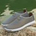 Men Casual Slip On Mesh Loafers Breathable Hollow Outs Flats