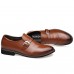 Men Soft Slip On Business Shoes Men Leather Formal Shoes