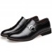 Men Soft Slip On Business Shoes Men Leather Formal Shoes