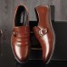 Men Soft Slip On Business Shoes Men Leather Formal Shoes