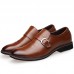 Men Soft Slip On Business Shoes Men Leather Formal Shoes