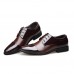 Men Soft Leather Pointed Toe Business Oxford Formal Shoes