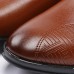 Men Soft Casual Slip-on Stitching Pattern Oxfords Flats