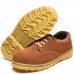 Men Breathable Suede Leather Sneakers Anti Collision Toe Outdoor Working Shoes