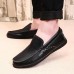 Men Casual Soft Microfiber Leather Oxfords Shoes