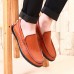 Men Casual Soft Microfiber Leather Oxfords Shoes