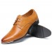 Men Comfy Lace Up Leather Business Shoes Leather Formal Shoes