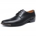 Men Comfy Lace Up Leather Business Shoes Leather Formal Shoes