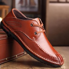 Men Comfortable Casual Best Feeling Leather Flats