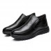 Winter Warm Fur Men Business Formal Ankle Boots