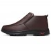 Men Casual Warm Lining Slip-on Ankle Boots