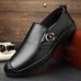 Men Hand Stitching Cow Split Leather Formal Shoes