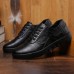 Men Casual Microfiber Lace Up Soft Flats